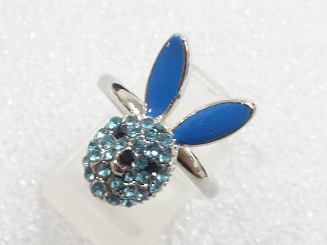 JAPANESE KIMONO / ANTIQUE COLORED STONE RING (SIZE 16)